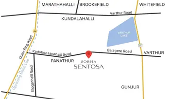 Location of Sobha Sentosa - Image 40320