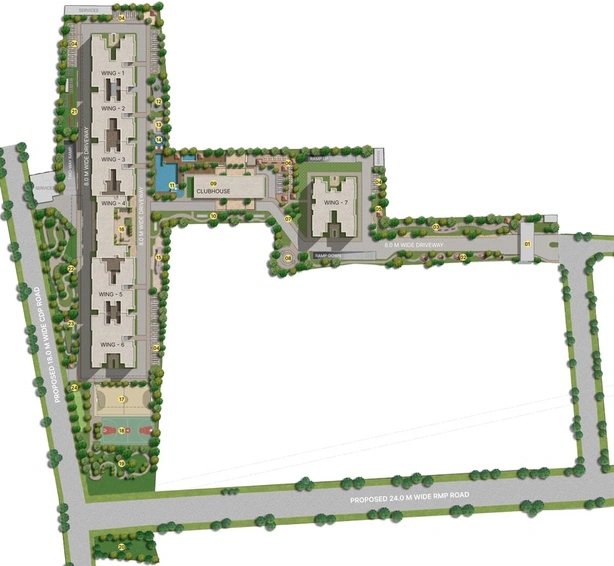 Master Plan of Sobha Sentosa in Panathur, Bangalore - Image 40321