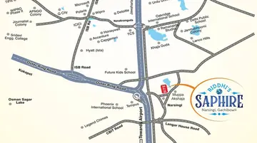 Location of Riddhi Saphire - Image 54210