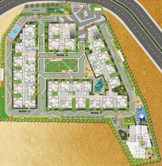 Master Plan of Svadha Mackennas in Kollur, Hyderabad - Image 54344