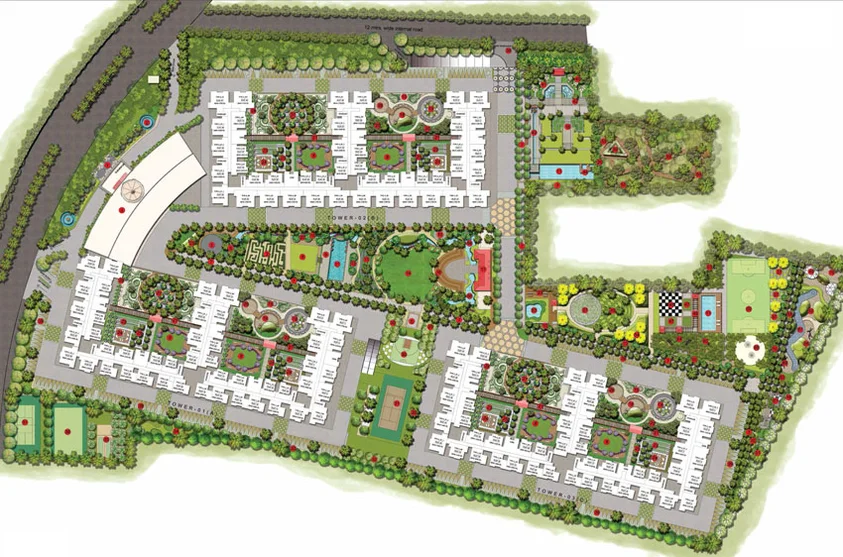 Master Plan of GM Global Techies Town in Electronic City, Bangalore - Image 40357