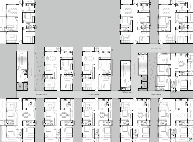 Floor Plan of ASR Life Spaces in Secunderabad, Hyderabad - Image 54406