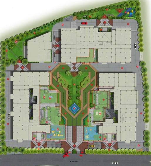 Master Plan of Lansum Eden Garden in Kondapur, Hyderabad - Image 54436
