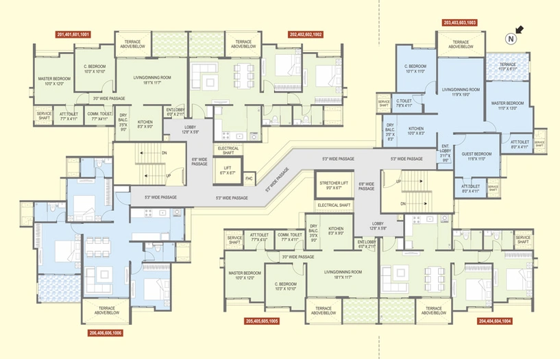 Floor Plan of Bhandari 32 Pinewood in Hinjewadi, Pune - Image 11850