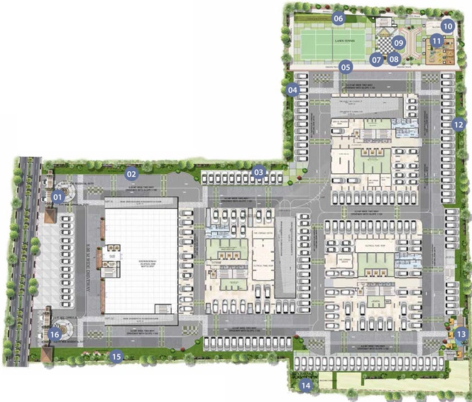 Master Plan of SBR Minara in Whitefield, Bangalore - Image 41028