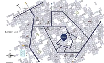 Location of Raheja Sterling - Image 11790