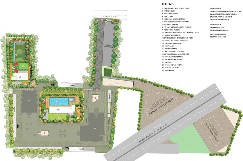 Master Plan of Raheja Sterling in NIBM, Pune - Image 11791