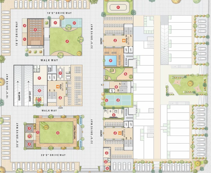 Master Plan of Ridham Aditya Altuss in Chandlodiya, Ahmedabad - Image 30788