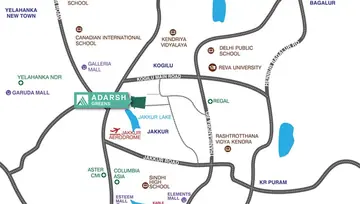 Location of Adarsh Greens - Image 41097