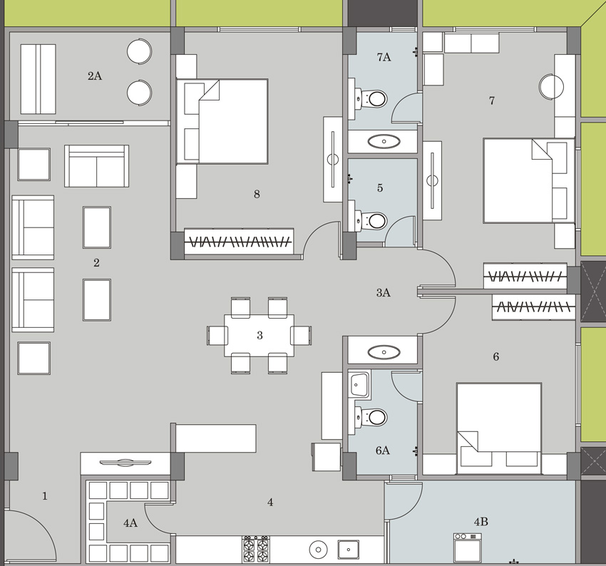 3 BHK Flat in Ridham Rujuvalika in Paldi, Ahmedabad - Image 458504