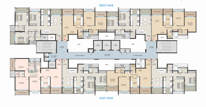 Floor Plan of Regency Astra in Baner, Pune - Image 11816