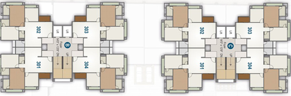 Floor Plan of Aashray Aurum in Ambli, Ahmedabad - Image 30977