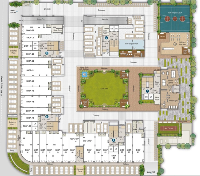 Master Plan of Aashray Aurum in Ambli, Ahmedabad - Image 30978