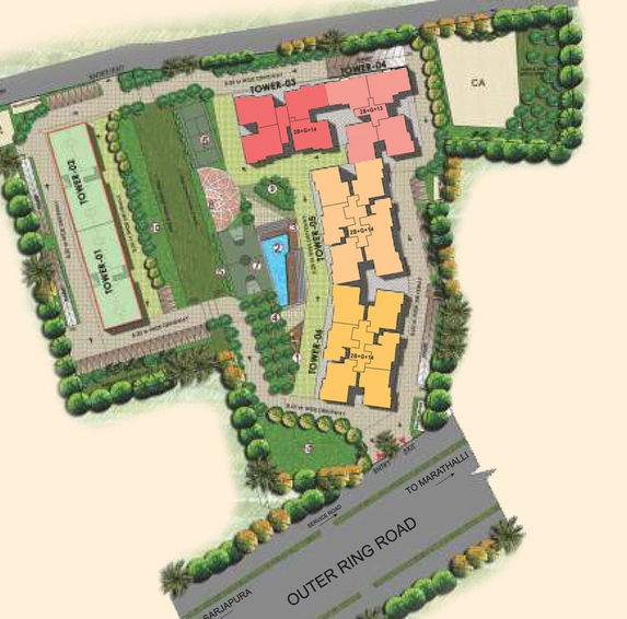 Master Plan of Sterling Ascentia in Bellandur, Bangalore - Image 41210