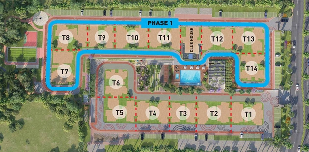 Master Plan of Purva Zenium in Airport Road, Bangalore - Image 41303