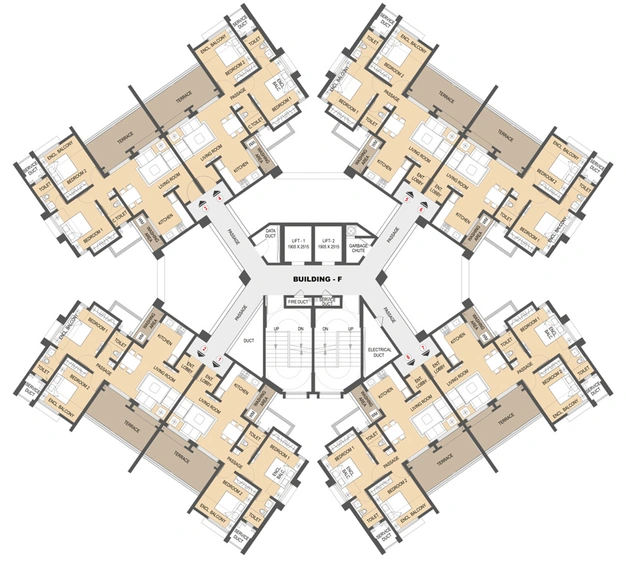 Floor Plan of Rama Melange in Hinjewadi, Pune - Image 11991