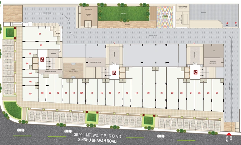 Master Plan of Shreeyam Lotus in Shilaj, Ahmedabad - Image 31074