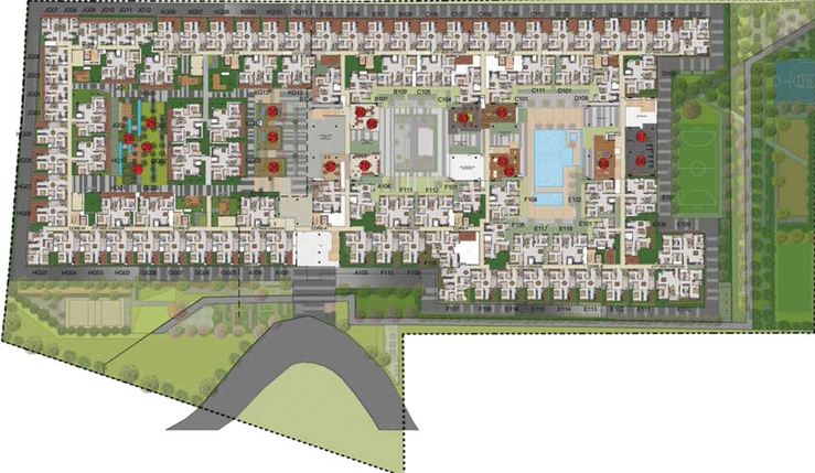 Master Plan of Casagrand Boulevard in Chikkagubbi, Bangalore - Image 41343