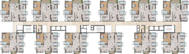 Floor Plan of Vasavi Ananda Nilayam in Saroornagar, Hyderabad - Image 55168