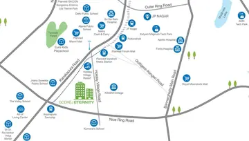 Location of Godrej Eternity - Image 41380
