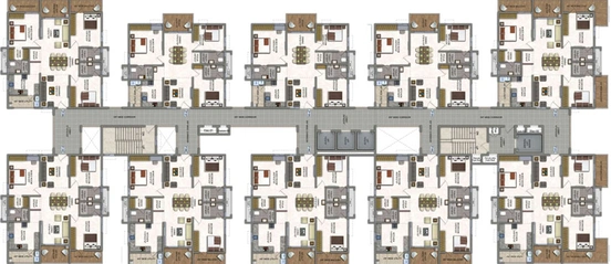 Floor Plan of Raghuram A2A Homeland in Moosapet, Hyderabad - Image 55187