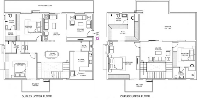 4 BHK Duplex in Anvita lvana in Kollur, Hyderabad - Image 509121