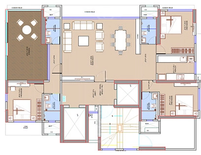 3 BHK Flat in Blue Waves in Dadar West, Mumbai - Image 512307