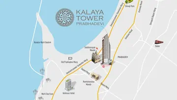 Location of Akruti Kalaya Tower - Image 90970
