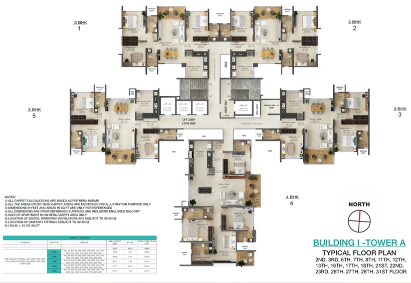 Floor Plan of Majestique The Ornate in Baner, Pune - Image 12107