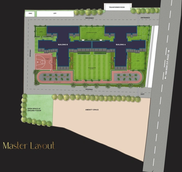 Master Plan of Majestique The Ornate in Baner, Pune - Image 12108