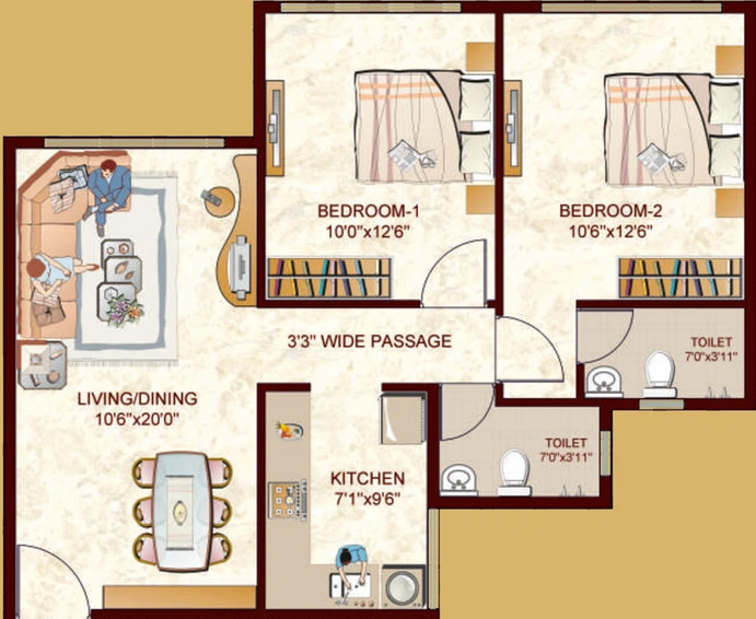 2 BHK Flat in Sandu Sanskar in Ghatkopar West, Mumbai - Image 472368