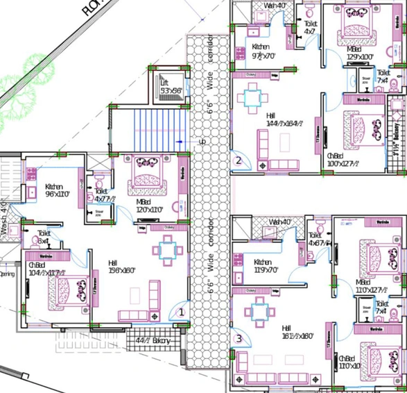 Floor Plan of Land India The Brigade in Bandlaguda Jagir, Hyderabad - Image 100374