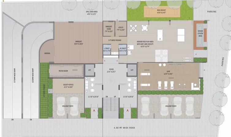 Master Plan of Nysa Essence 51 in Thaltej, Ahmedabad - Image 31216
