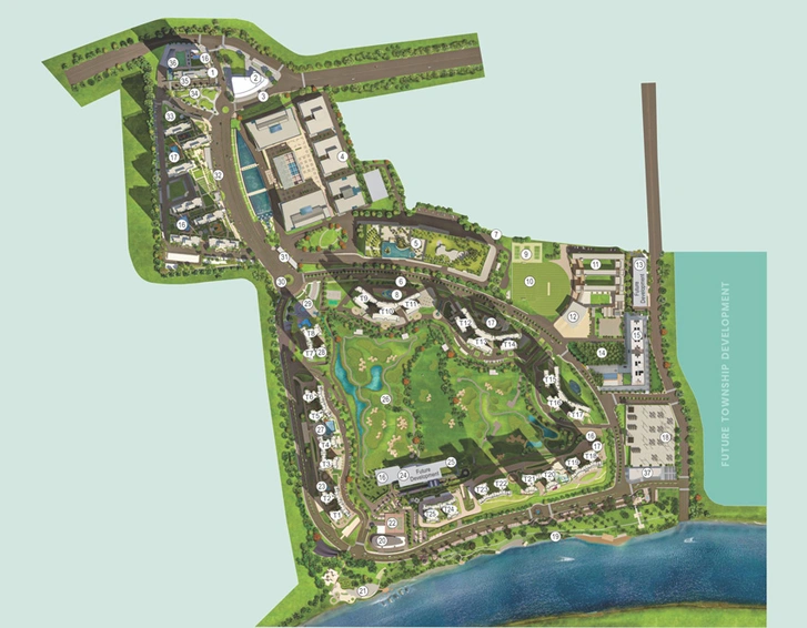 Master Plan of The Groves - Blue Ridge in Hinjewadi, Pune - Image 12136
