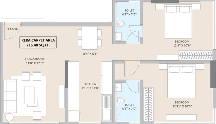 2 BHK Flat in Excel Trident in Ghatkopar West, Mumbai - Image 658546