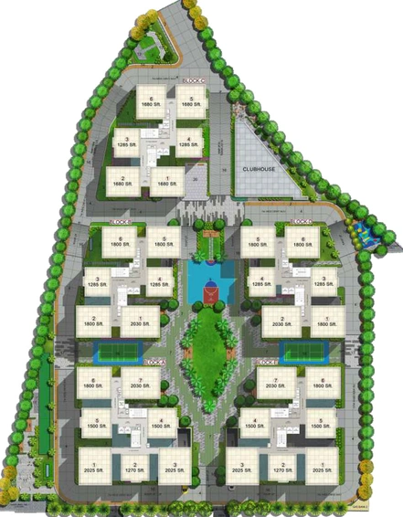 Master Plan of Vertex Pristine in Kukatpally, Hyderabad - Image 55361