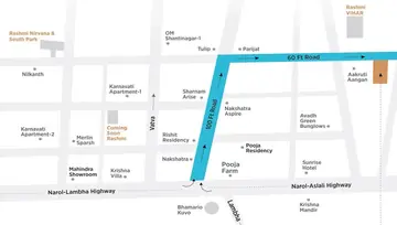 Location of Rashmi Sky - Image 31242