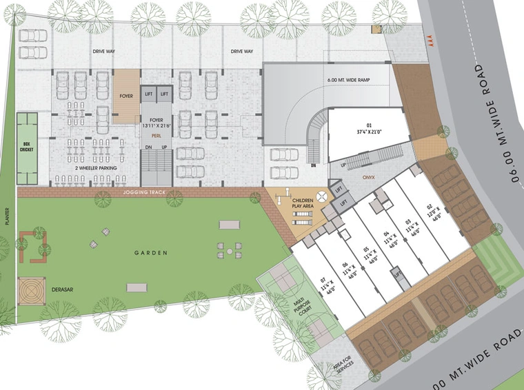 Master Plan of SP Orion in Paldi, Ahmedabad - Image 31394