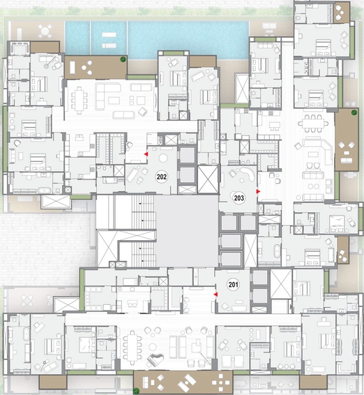 Floor Plan of Swati Senor in Ambli, Ahmedabad - Image 31467