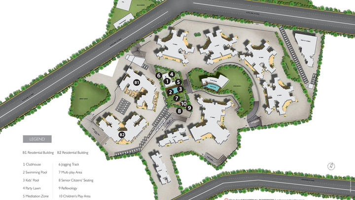 Master Plan of Paranjape Gloria Grand in Bavdhan, Pune - Image 12154