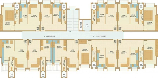 Floor Plan of Nirlon Serene in Palghar, Palghar - Image 20775