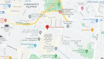 Location of Purva Orient Grand - Image 41753