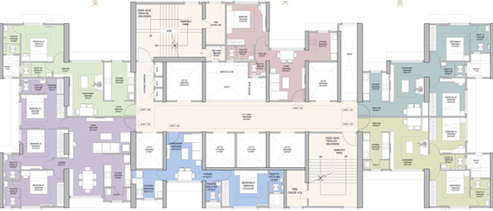 Floor Plan of Continental Heights in Byculla East, Mumbai - Image 41635