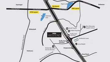 Location of Purva Westend Fresco - Image 41956