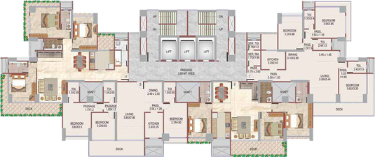 Floor Plan of Sunshine Infinity in Wadala West, Mumbai - Image 41981