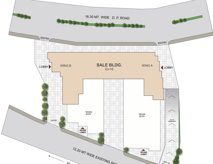 Master Plan of STG Tirupati Jade in Chembur West, Mumbai - Image 42195