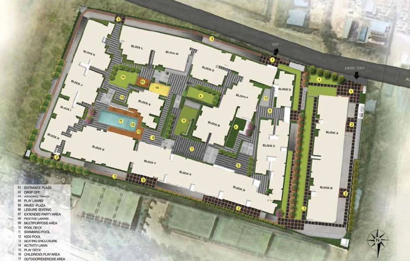 Master Plan of Brigade Horizon in Mysore Road, Bangalore - Image 42358