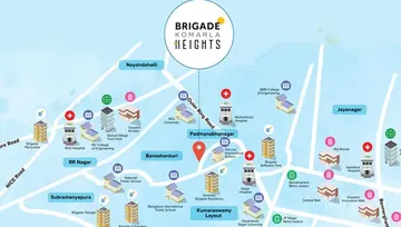 Location of Brigade Komarla Heights - Image 42398