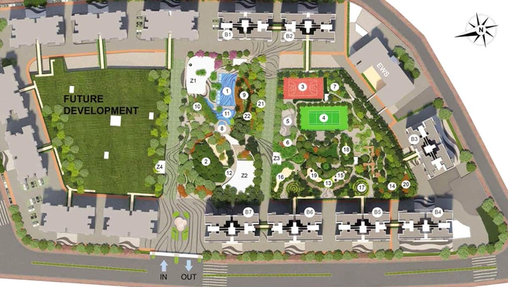 Master Plan of Godrej Park Green in Mamurdi, Pune - Image 12268