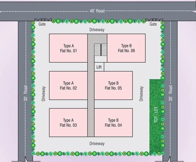Master Plan of Modi Morning Glory in Shamirpet, Hyderabad - Image 55573